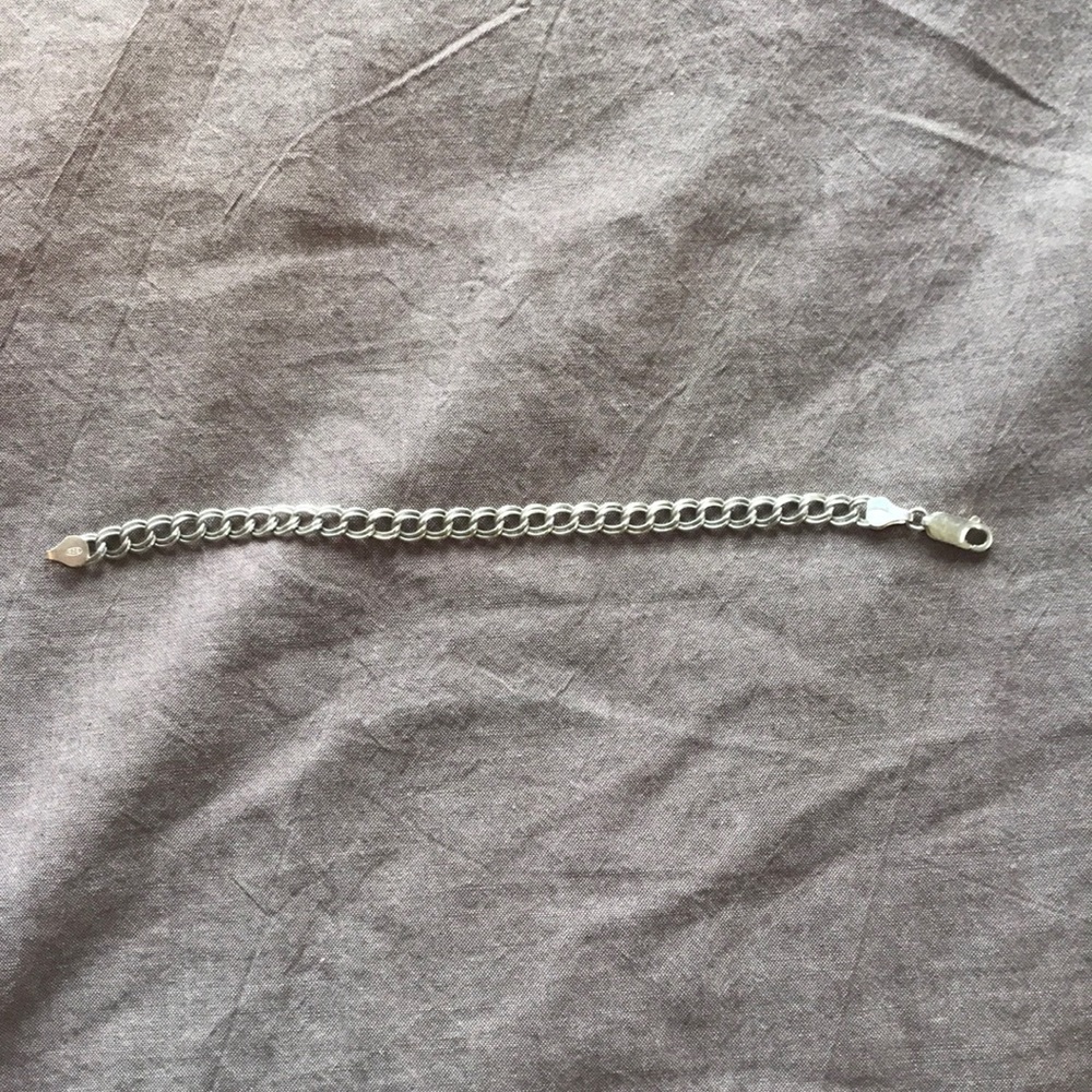 Sterling silver charm bracelet